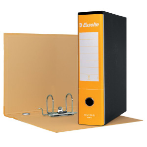REGISTRATORE ESSENTIALS G75 GIALLO DORSO 8CM F.TO PROTOCOLLO ESSELTE COD. 390775090 CONFEZIONE DA 6