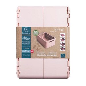 SCATOLA PIEGHEVOLE THE SMART CASE MAXI SKANDI NUDE EXACOMPTA COD. 27231D