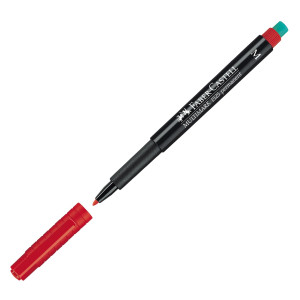 PENNARELLO MULTIMARK ROSSO 1,0 MEDIO FABER-CASTELL COD. 152521 CONFEZIONE DA 10