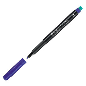 PENNARELLO MULTIMARK BLU 1,0 MEDIO FABER-CASTELL COD. 152551 CONFEZIONE DA 10