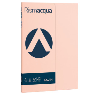 CARTA RISMACQUA SMALL A4 90GR 100FG SALMONE 05 FAVINI COD. A695144