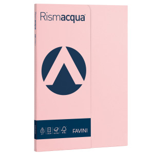 CARTA RISMACQUA SMALL A4 90GR 100FG ROSA 10 FAVINI COD. A69S144