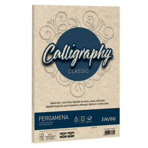 CARTA CALLIGRAPHY PERGAMENA 190GR A4 250FG SABBIA 02 FAVINI COD. A69U254