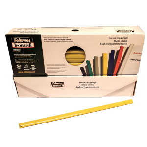 SCATOLA 50 DORSETTI 3MM GIALLO TONDO COD. D103GI