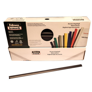 SCATOLA 50 DORSETTI 6MM NERO TONDO COD. D106NE