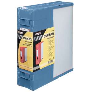 SCATOLA ARCHIVIO COMBI BOX E600 BLU 29,8X36,2 D.9CM COD. E600BN