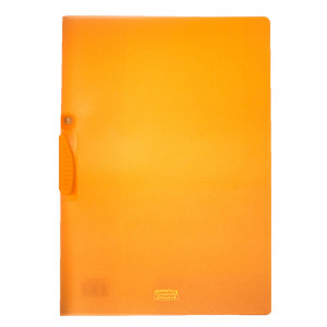 CARTELLINA CON MOLLA CLIPPER ARANCIO TRASP. ART.F007 LEONARDI COD. F007-TAR CONFEZIONE DA 20