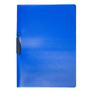 CARTELLINA CON MOLLA CLIPPER BLU TRASP. ART.F007 LEONARDI COD. F007TB CONFEZIONE DA 20