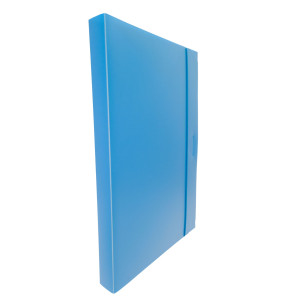 CARTELLINA PROGETTO 3 U140 AZZURRO C/ELASTICO 24X35 DORSO 3 COD. U140-AZ CONFEZIONE DA 10