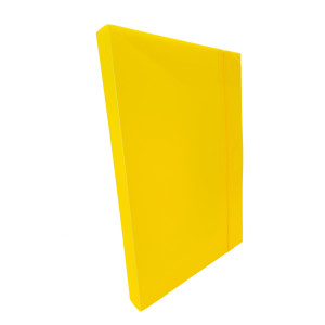 CARTELLINA PROGETTO 3 U140 GIALLO C/ELASTICO 24X35 DORSO 3 COD. U140-GI CONFEZIONE DA 10