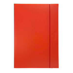 CARTELLINA PROGETTO 3 U140 ROSSO C/ELASTICO 24X35 DORSO 3 COD. U140-RO CONFEZIONE DA 10