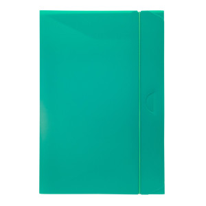 CARTELLINA PROGETTO 3 U140 VERDE C/ELASTICO 24X35 DORSO 3 COD. U140-VE CONFEZIONE DA 10