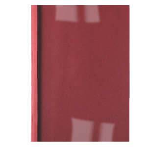 100 CARTELLINE TERMICHE 1,5MM ROSSO BUSINESS LINE LEATHER COD. IB451201