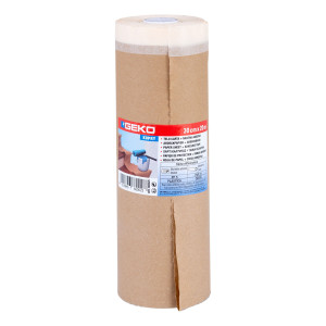 BOBINETTA NASTRO ADESIVO E TELO IN CARTA 300MMX20MT GEKO COD. 40000/5
