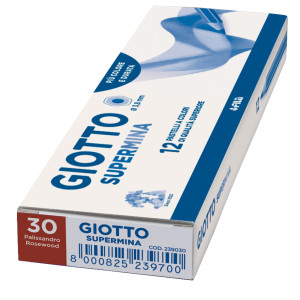 PASTELLO GIOTTO SUPERMINA MONOCOLORE PALISSANDRO 30 COD. 239030 CONFEZIONE DA 12
