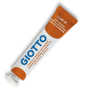 TEMPERA GIOTTO TUBO 7 (21ML) TERRA DI SIENA NATURALE 20 COD. 35502000 CONFEZIONE DA 6