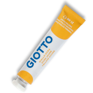 TEMPERA GIOTTO TUBO 7 (21ML) GIALLO OCRA 21 COD. 35502100 CONFEZIONE DA 6