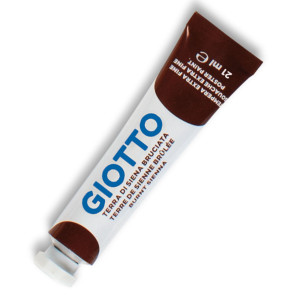 TEMPERA GIOTTO TUBO 7 (21ML) TERRA DI SIENA BRUCIATA 22 COD. 35502200 CONFEZIONE DA 6