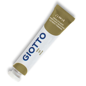 TEMPERA ACRILICA GIOTTO TUBO 21ML ORO COD. 35730000 CONFEZIONE DA 6