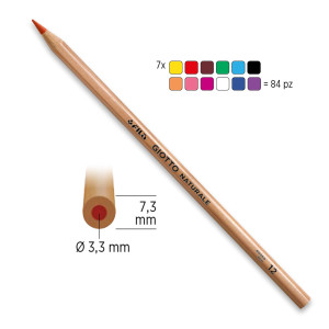BARATTOLO 84 PASTELLI GIOTTO NATURALE COD. 520200