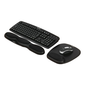 MOUSEPAD CON POGGIAPOLSI COMFORT GEL NERO KENSINGTON COD. 62386