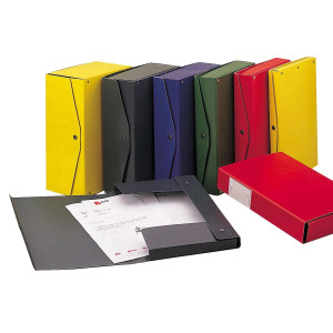SCATOLA ARCHIVIO PROJECT 6 ROSSO 25X35CM DORSO 6CM ESSELTE COD. 00023411 CONFEZIONE DA 5