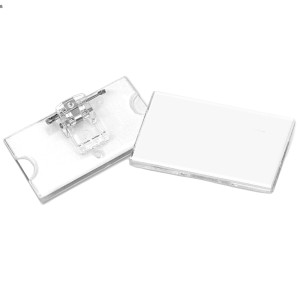 PORTANOME 65X30MM C/CLIP+SPILLA 31-080 LEBEZ COD. 31-080-B CONFEZIONE DA 24
