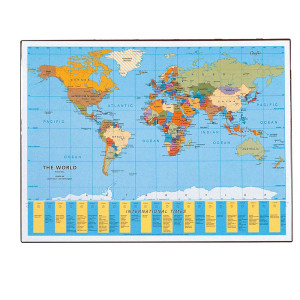 SOTTOMANO GEOGRAPHIC PLANISFERO 40X53CM 45350 LAUFER COD. 45350