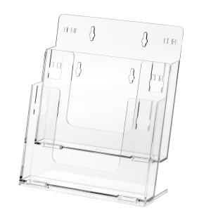 PORTADEPLIANT COMPONIBILI 2 TASCHE A4 DA BANCO E PARETE ART.5027 COD. 5027 CONFEZIONE DA 2