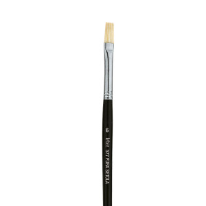 PENNELLO PUNTA PIATTA PURA SETOLA N 6 SERIE 577 LEBEZ COD. 577/6B CONFEZIONE DA 12