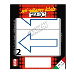 ETICHETTA ADESIVA BIANCA 10FG X 2 ETICHETTE 115X70MM ALTO MARKIN COD. 10059
