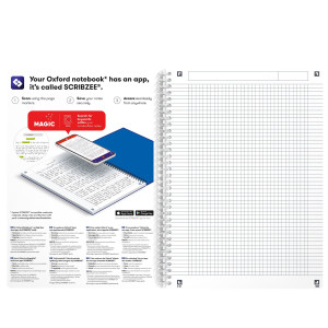 MAXIQUADERNO SPIRALATO 210X297MM 5MM C/MARGINE 90GR 90FG MYCOLORS OXFORD COD. 100101864
