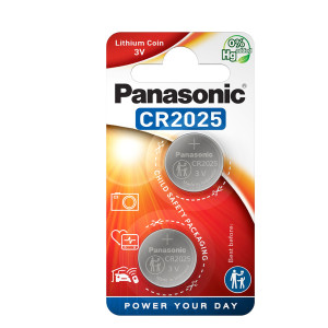 BLISTER 2 MICROPILE A PASTIGLIA CR2025 LITIO 3V COD. C302025