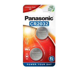 BLISTER 2 MICROPILE A PASTIGLIA CR2032 LITIO 3V COD. C302032
