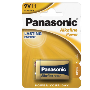BLISTER PILA TRANSISTOR 9V ALKALINE PANASONIC COD. C500061