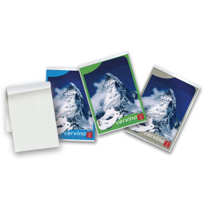 BLOCCO CERVINO F.TO A5 (15X21CM) 5MM 50FG 50GR PIGNA COD. 02119215M CONFEZIONE DA 10