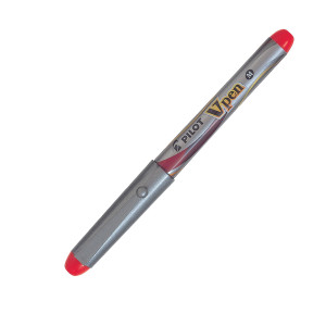 PENNA STILOGRAFICA ROSSO V-PEN SILVER PILOT COD. 007572