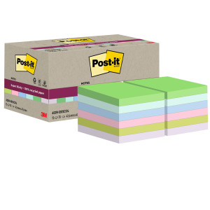 CF 12PZ BLOCCO 70FG POST-ITÂ®SUPERSTICKY GREEN 47,6X47X6MM 622R-SS12COL PASTELLO COD. 7100284780