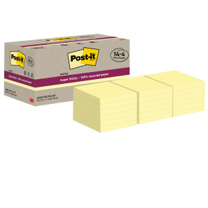 CF. 14+4PZ BLOCCO 70FG POST-IT SUPERSTICKY GREEN 76X76MM 654R-SSCY14+4 GIALLO COD. 7100284878