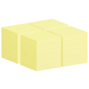 CF. 18+6PZ BLOCCO 100FG.POST-IT  NOTES 76X76MM 654-CY-VP24 GIALLO CANARY COD. 7100319213