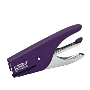 CUCITRICE A PINZA RAPID S51 SOFT GRIP VIOLA COD. 10538741