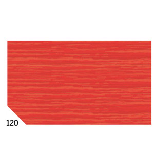 10RT CARTA CRESPA ROSSO 120 (50X250CM) 48GR/M2 REX SADOCH COD. KR363-120