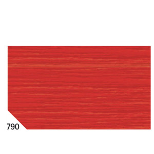10RT CARTA CRESPA ROSSO CILIEGIA 790 (50X250CM) 48GR/M2 REX SADOCH COD. KR363-790