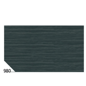 10RT CARTA CRESPA NERO 980 (50X250CM) 48GR/M2 REX SADOCH COD. KR363-980