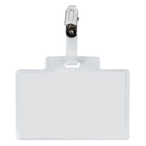 100 PORTANOME PASS 3M 9,5X6CM C/CLIP IN METALLO S/CARTONCINO SEI ROTA COD. 318007