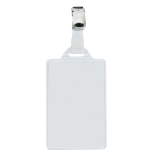 100 PORTANOME PASS 1E 5,5X8,5CM VERTICALE C/CLIP IN METALLO SEI ROTA COD. 318211