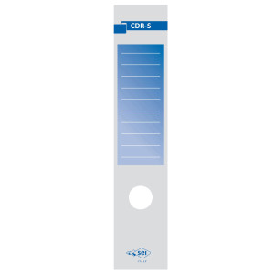 BUSTA 10 COPRIDORSO CDR-S CARTA ADESIVA BLU 7X34,5CM SEI ROTA COD. 58012607