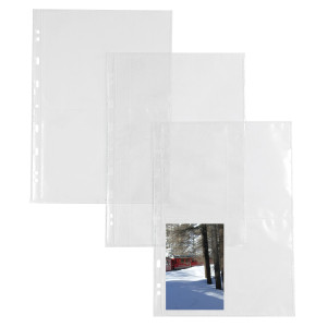 10 BUSTE FORATE PORTA FOTO A 4 SPAZI 13X18 SEI ROTA COD. 662522