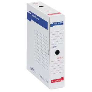 SCATOLA ARCHIVIO MEMORY X80 25X35CM DORSO 8CM SEI ROTA COD. 673208 CONFEZIONE DA 10