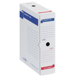 SCATOLA ARCHIVIO MEMORY X100 25X35CM DORSO 10CM SEI ROTA COD. 673210